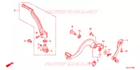 PEDALE   KICK pour Honda CRF 250 X de 2011