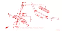 GUIDON   TE DE FOURCHE pour Honda CRF 250 X de 2012