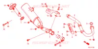SILENCIEUX D'ECHAPPEMENT pour Honda CRF 250 X de 2013