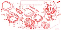 COMPTEUR pour Honda SUPER CUB 50 MD -YA de 2017