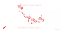 REPOSE PIED pour Honda SUPER CUB 50 MD -YC- de 2016