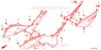 COUVERCLES LATERAUX pour Honda NC 750 S ABS de 2017