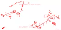 PEDALE pour Honda NC 750 S ABS de 2017