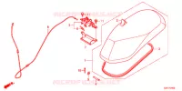 SELLE pour Honda TACT 50      2J de 2015