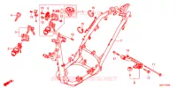 CADRE pour Honda TACT 50 LOWER SEAT 2J de 2015