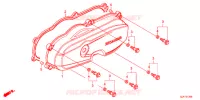 COUVERCLE GAUCHE pour Honda TACT 50 LOWER SEAT 2J de 2015
