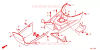 MARCHE PIEDS pour Honda TACT 50 LOWER SEAT 2J de 2015