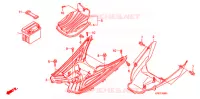 MARCHE PIEDS (NSC50SH8/9/B/E) pour Honda 50 DIO CESTA de 2010