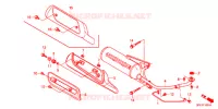 SILENCIEUX D'ECHAPPEMENT (NSC50SH8/9/B/E) pour Honda 50 DIO CESTA de 2010