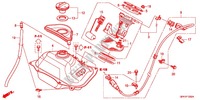 RESERVOIR A CARBURANT   POMPE A ESSENCE (NSC50SHB/E) pour Honda 50 DIO CESTA de 2012