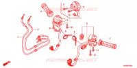 COMMODO   LEVIER   CABLE pour Honda FAZE 250 de 2012