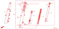 FOURCHE pour Honda FAZE 250 de 2012