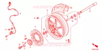 ROUE AVANT pour Honda FAZE 250 TYPE S de 2016