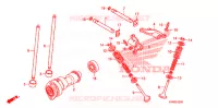 ARBRE A CAMES pour Honda FOURTRAX 500 FOREMAN ES de 2011