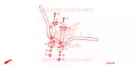 GUIDON pour Honda FOURTRAX 500 FOREMAN ES de 2011