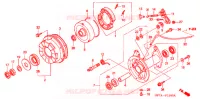 TAMBOUR DE FREIN ARRIERE pour Honda SPORTRAX TRX 90 de 2005