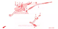PEDALE pour Honda SPORTRAX TRX 90 EX de 2007