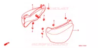 COUVERCLES LATERAUX pour Honda VF 750 MAGNA de 2002
