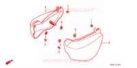COUVERCLES LATERAUX pour Honda VF 750 MAGNA de 2002