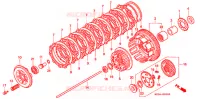 EMBRAYAGE pour Honda VF 750 MAGNA de 2002
