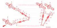 ARBRE A CAMES pour Honda VF 750 MAGNA de 1997