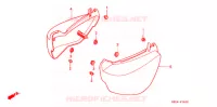 COUVERCLES LATERAUX pour Honda VF 750 MAGNA de 1997
