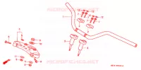GUIDON pour Honda VF 750 MAGNA de 1997
