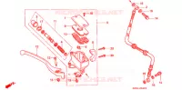 MAITRE CYLINDRE DE FREIN AVANT pour Honda VF 750 MAGNA de 1997