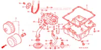 POMPE A HUILE pour Honda VF 750 MAGNA de 1997