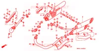SILENCIEUX D'ECHAPPEMENT pour Honda VF 750 MAGNA de 1999