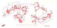 CLIGNOTANT pour Honda VF 750 MAGNA de 2000