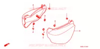 COUVERCLES LATERAUX pour Honda VF 750 MAGNA de 2000