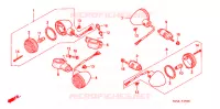 CLIGNOTANT pour Honda VF 750 MAGNA de 2000