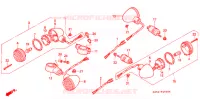 CLIGNOTANT pour Honda VF 750 MAGNA DELUXE de 1995