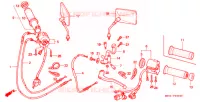COMMODOS   POIGNEES pour Honda VF 750 MAGNA DELUXE de 1995