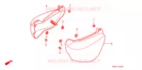 COUVERCLES LATERAUX pour Honda VF 750 MAGNA DELUXE de 1995