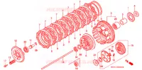 EMBRAYAGE pour Honda VF 750 MAGNA DELUXE de 1995