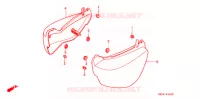 COUVERCLES LATERAUX pour Honda VF 750 MAGNA DELUXE de 1995