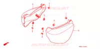 COUVERCLES LATERAUX pour Honda VF 750 MAGNA DELUXE de 1996