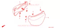 COUVERCLES LATERAUX pour Honda VF 750 MAGNA de 1994
