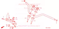 GUIDON   TE DE FOURCHE pour Honda VF 750 MAGNA de 1994