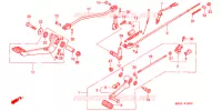 PEDALE pour Honda VF 750 MAGNA de 1994