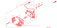 FEU ARRIERE pour Honda VF 750 MAGNA de 1995