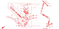 MAITRE CYLINDRE DE FREIN AVANT pour Honda VF 750 MAGNA de 1995
