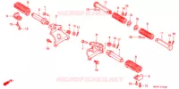 REPOSE PIED pour Honda VF 750 MAGNA de 1995