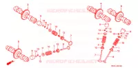 ARBRE A CAMES pour Honda VF 750 MAGNA de 1995