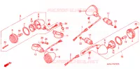 CLIGNOTANT pour Honda VF 750 MAGNA de 1995
