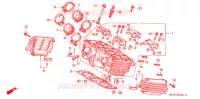 CULASSE (ARRIERE) pour Honda VF 750 MAGNA de 1995