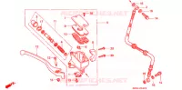 MAITRE CYLINDRE DE FREIN AVANT pour Honda VF 750 MAGNA de 1995