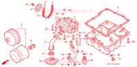 POMPE A HUILE pour Honda VF 750 MAGNA de 1995